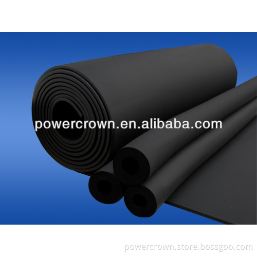 Hot sale black closed cell rubber foam insulation roll